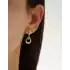 Damla Model Taşlı Küpe