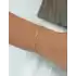 Desenli Altın Ataç Zincir Bileklik