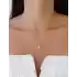 Halkalı Tek İnci Kolye