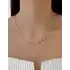 Mini Taşlı Altın Zincir
