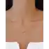 Mix Baget Taşlı Altın Kolye