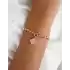 Sıra Toplu Altın Yonca Bileklik