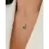 Yeşil Taşlı Beyaz Altın Kolye