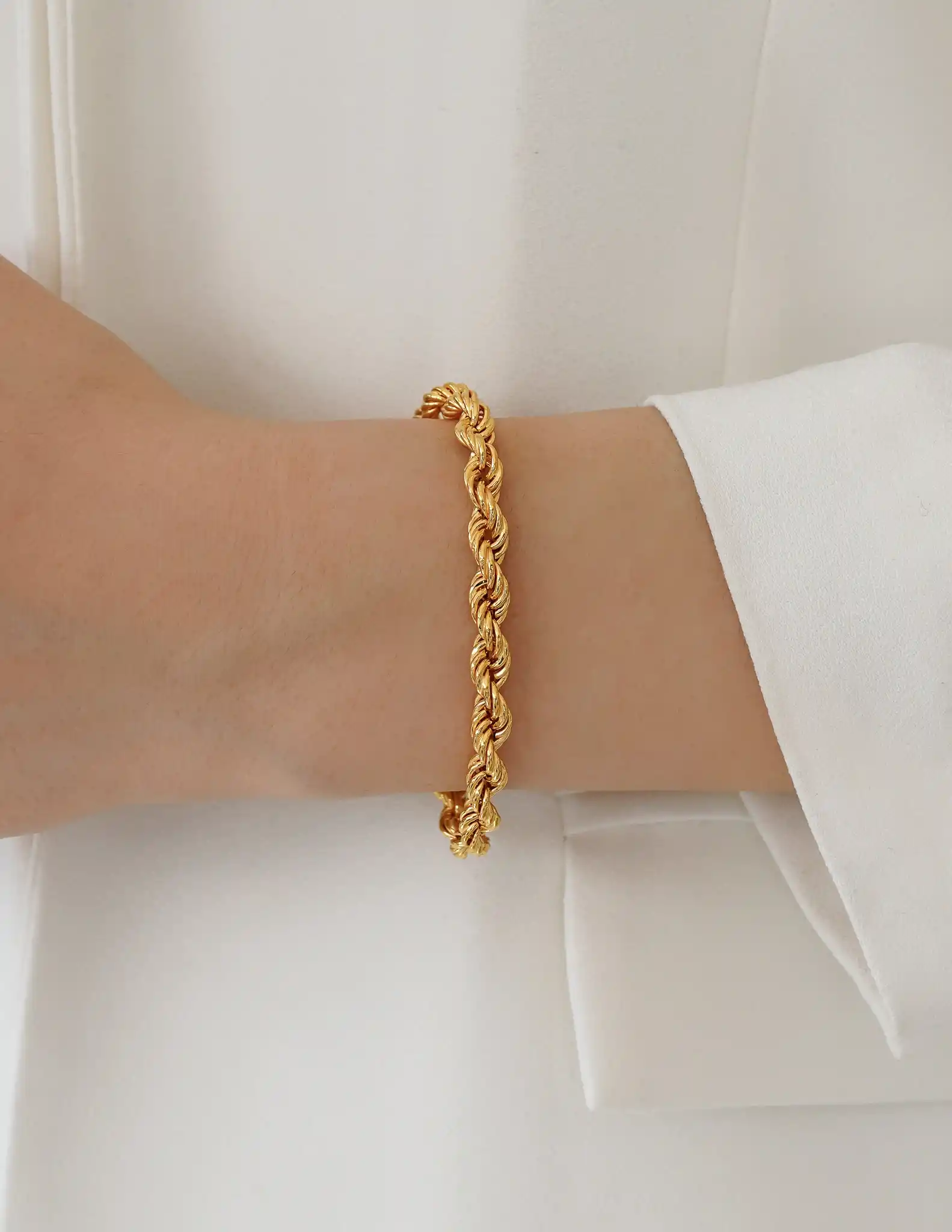 22 Ayar Bold Burgu Zincir Bileklik