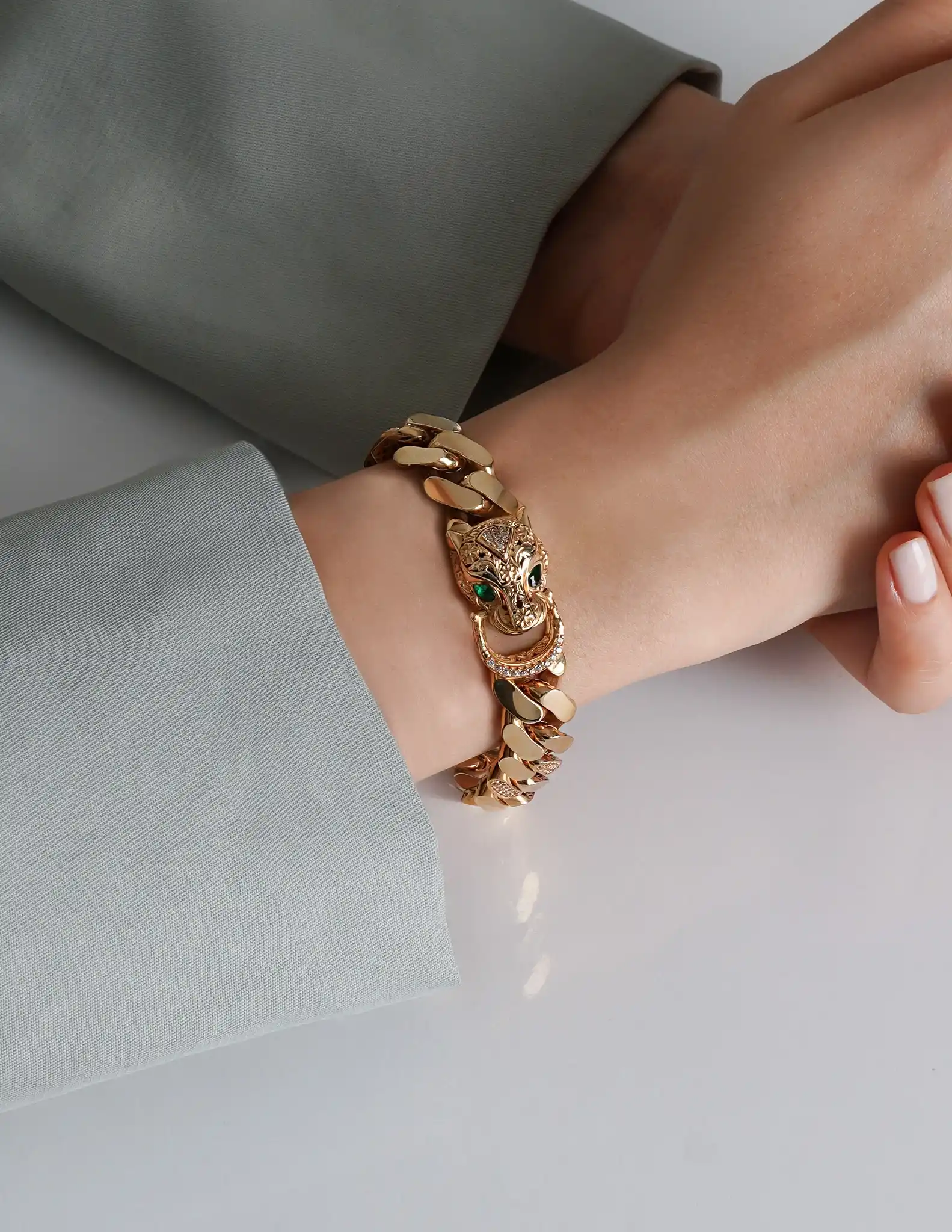 Taşlı Puma Bold Gurmet Bileklik