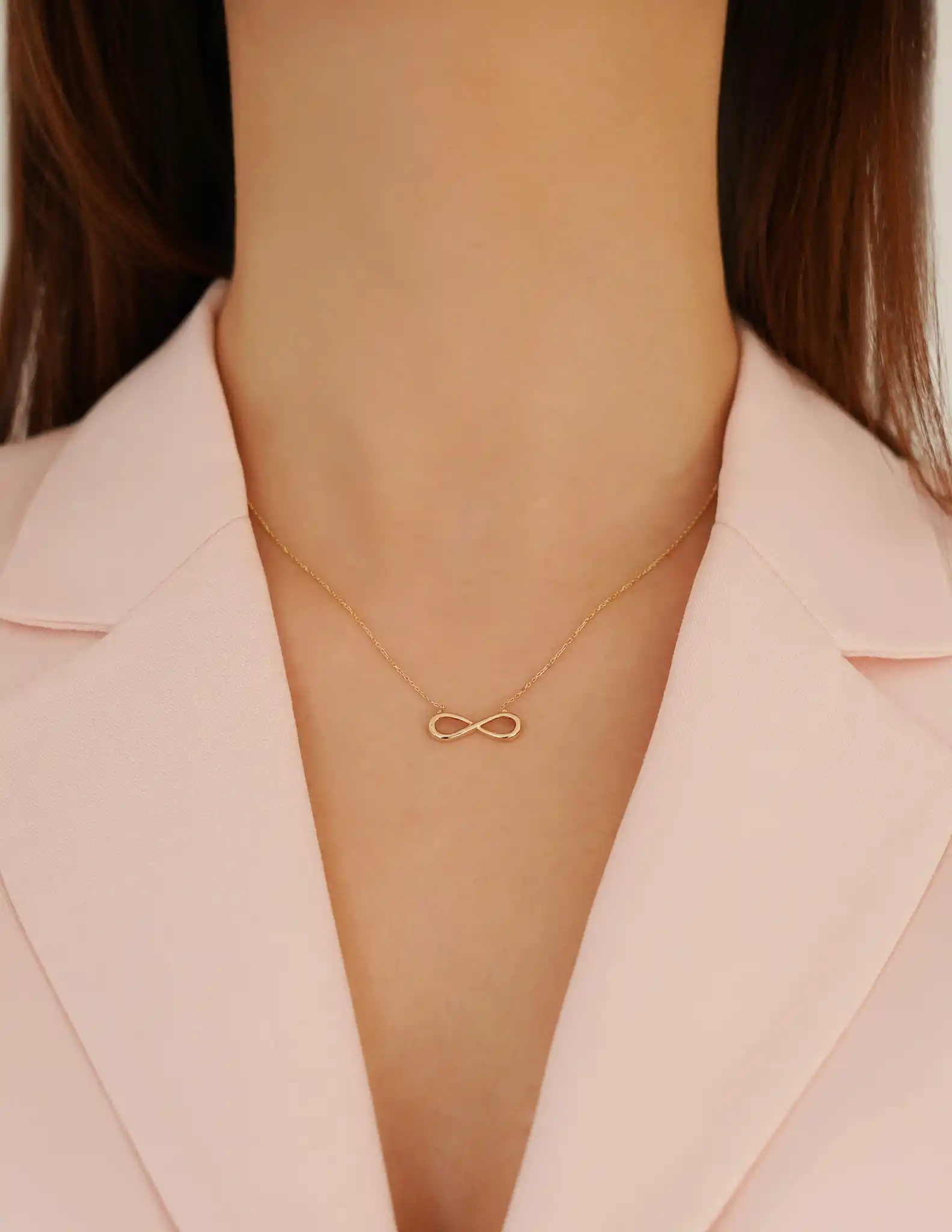 Altın Sonsuzluk Kolye