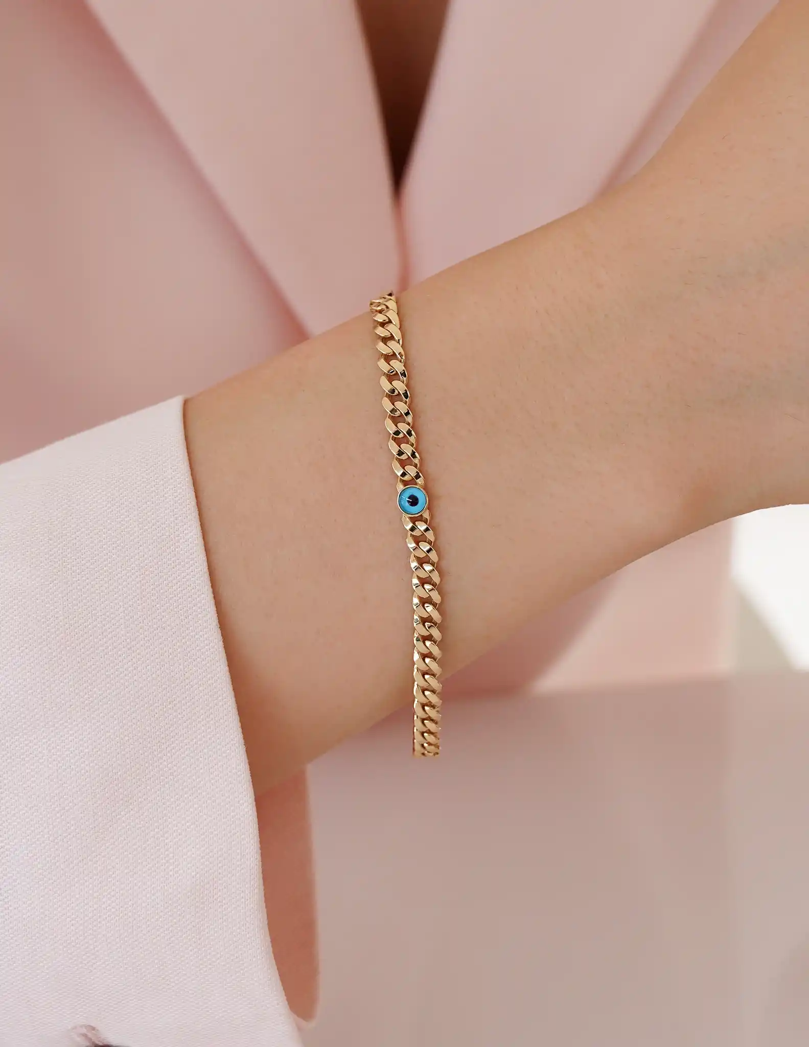 Gurmet Zincirli Göz Bileklik