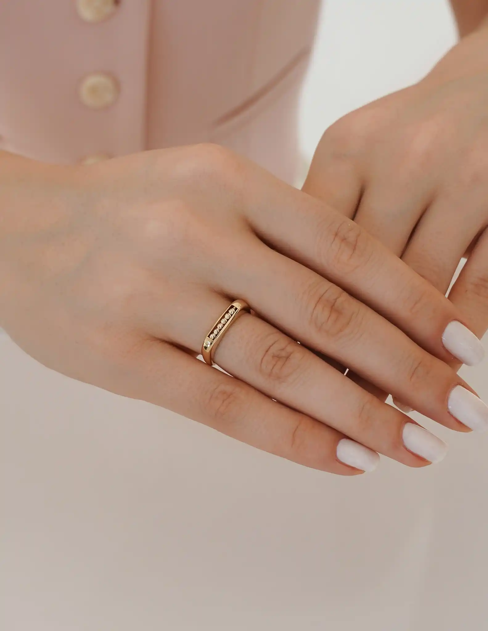 Dorika Toplu Altın Yüzük