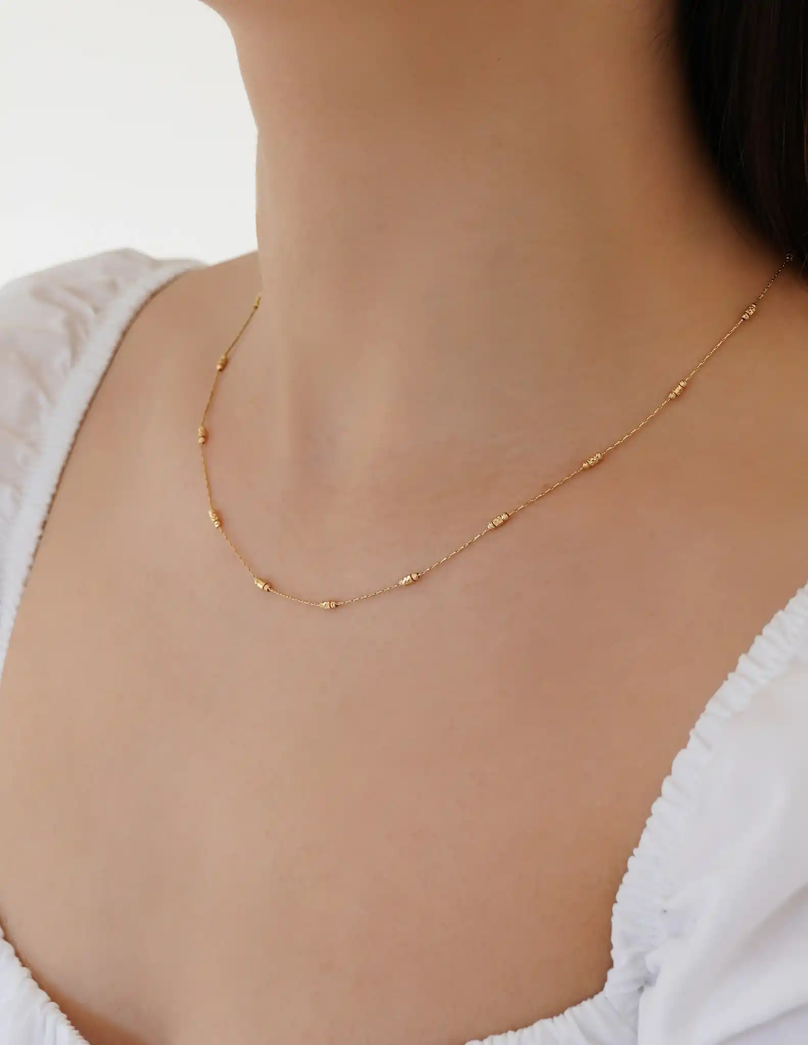 Küp ve Dorika Toplu Altın Zincir