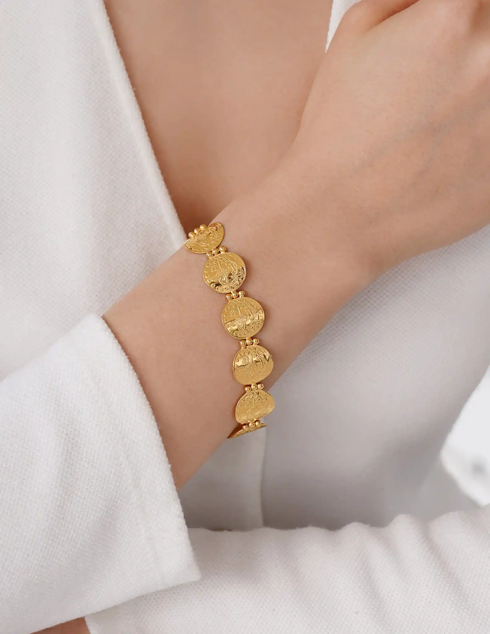 22 Ayar Tuğralı Altın Bileklik