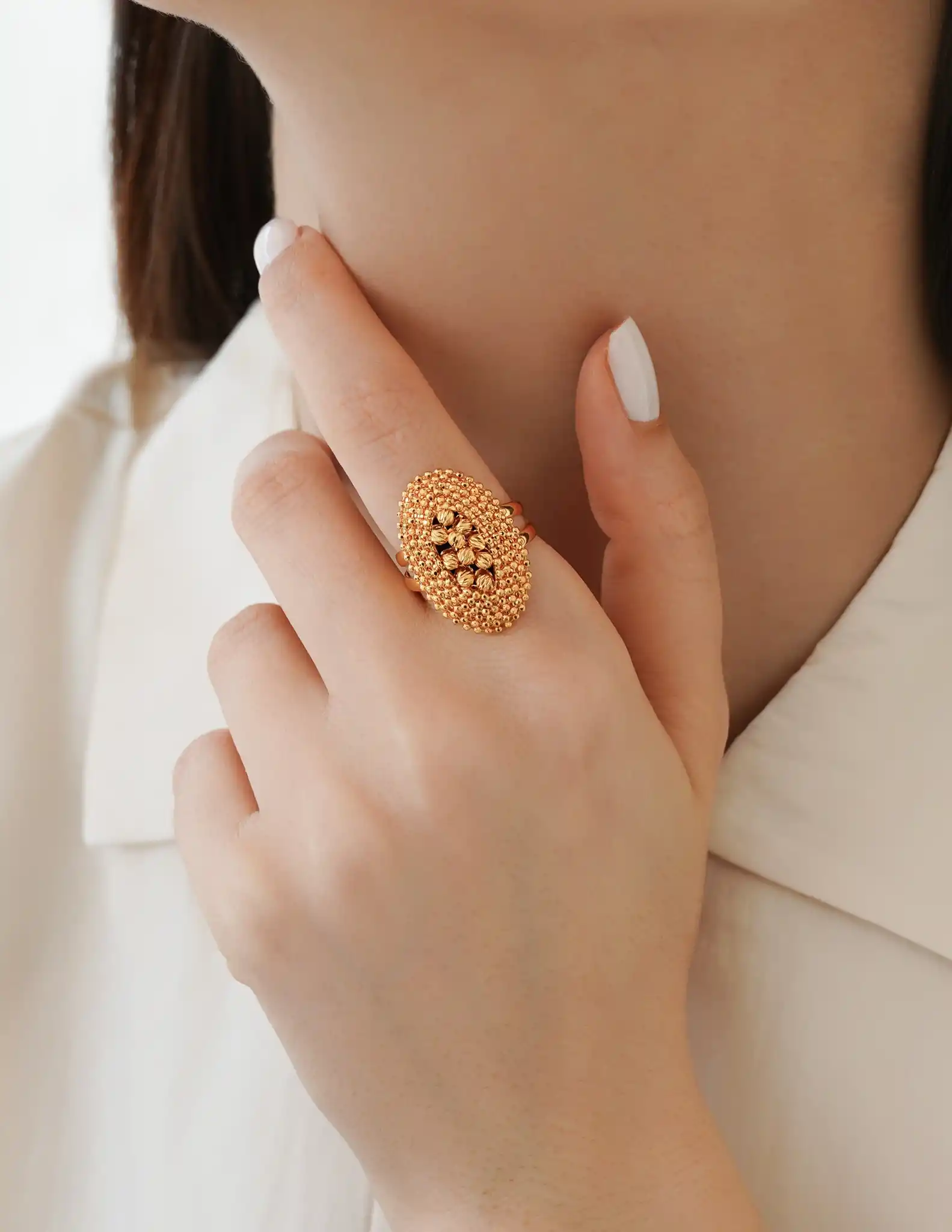 22 Ayar Dorika Toplu Altın Yüzük