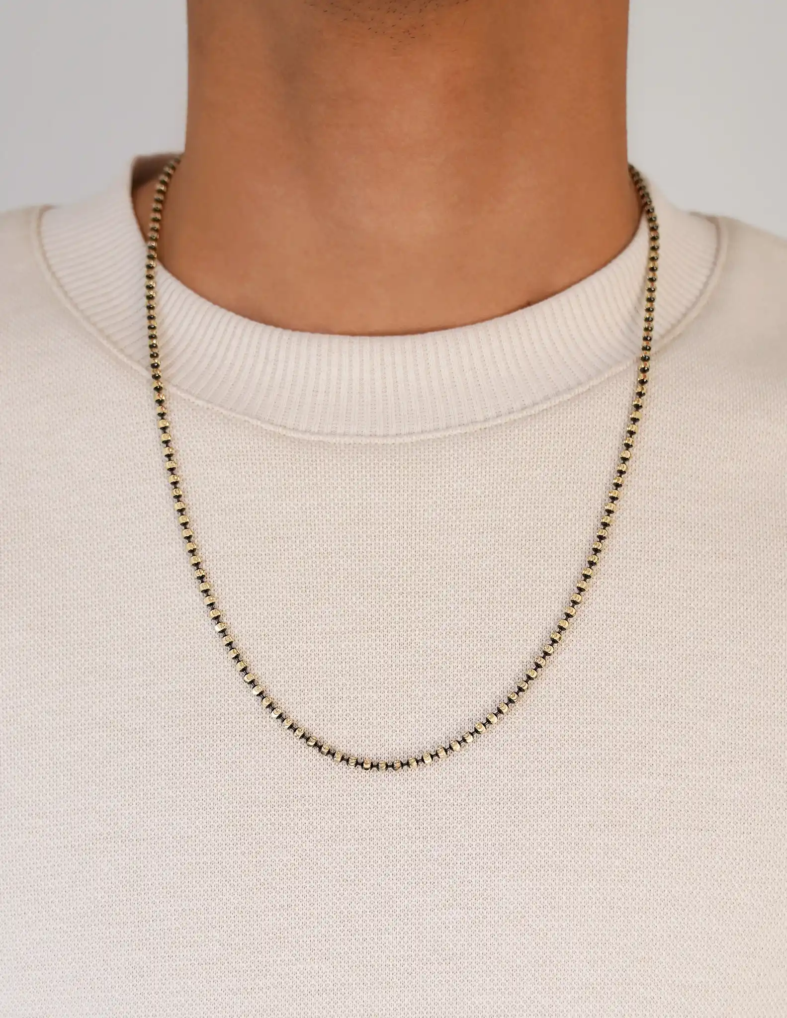 Mini Toplu Altın Erkek Zincir