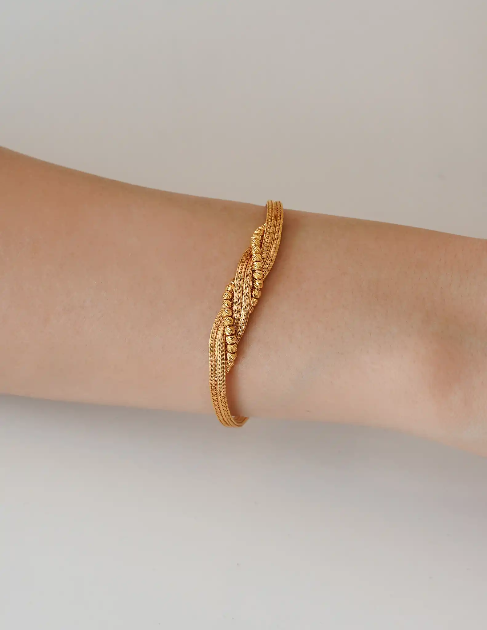 22 Ayar Altın Dorika Toplu Bileklik