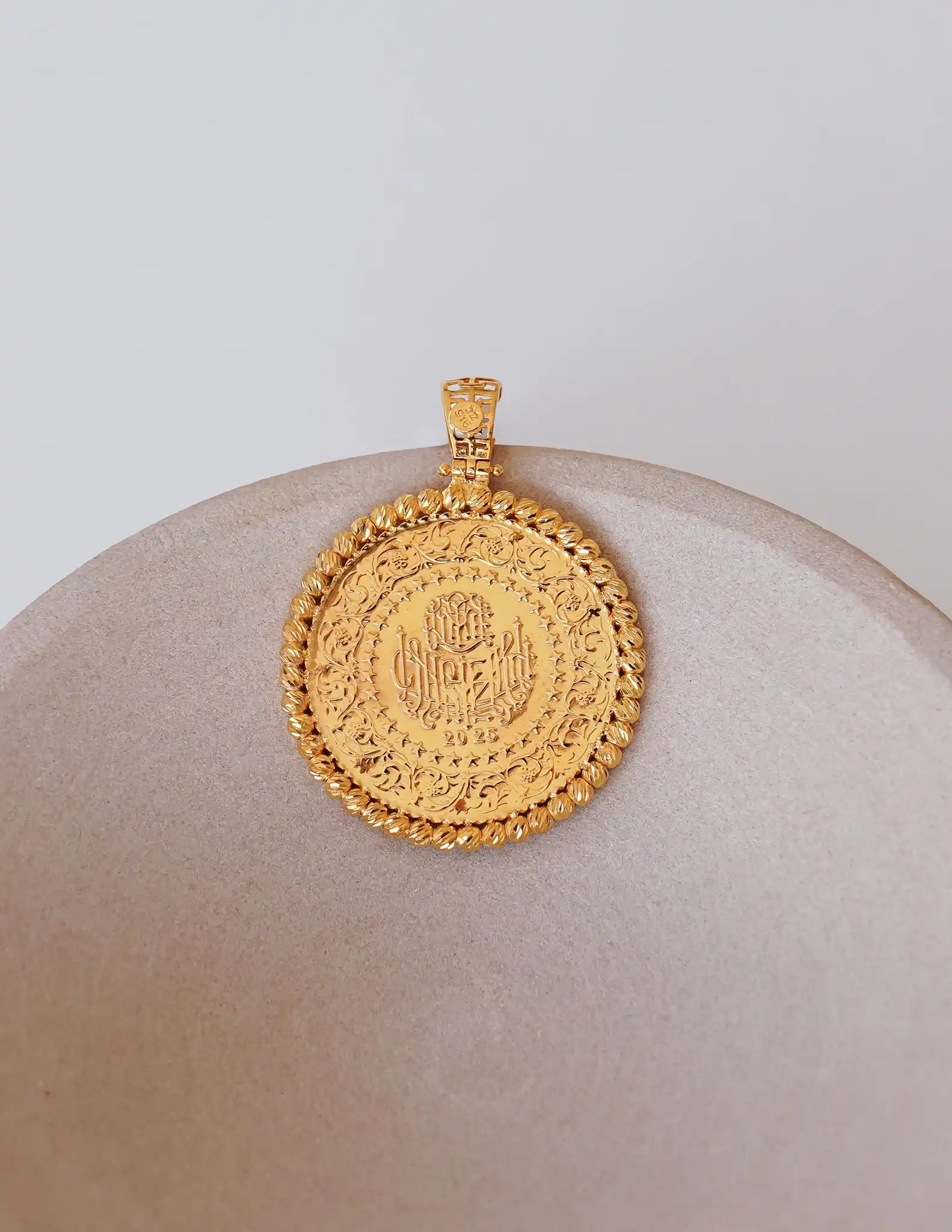 22 Ayar Altın Dorikalı Lira Kolye Ucu