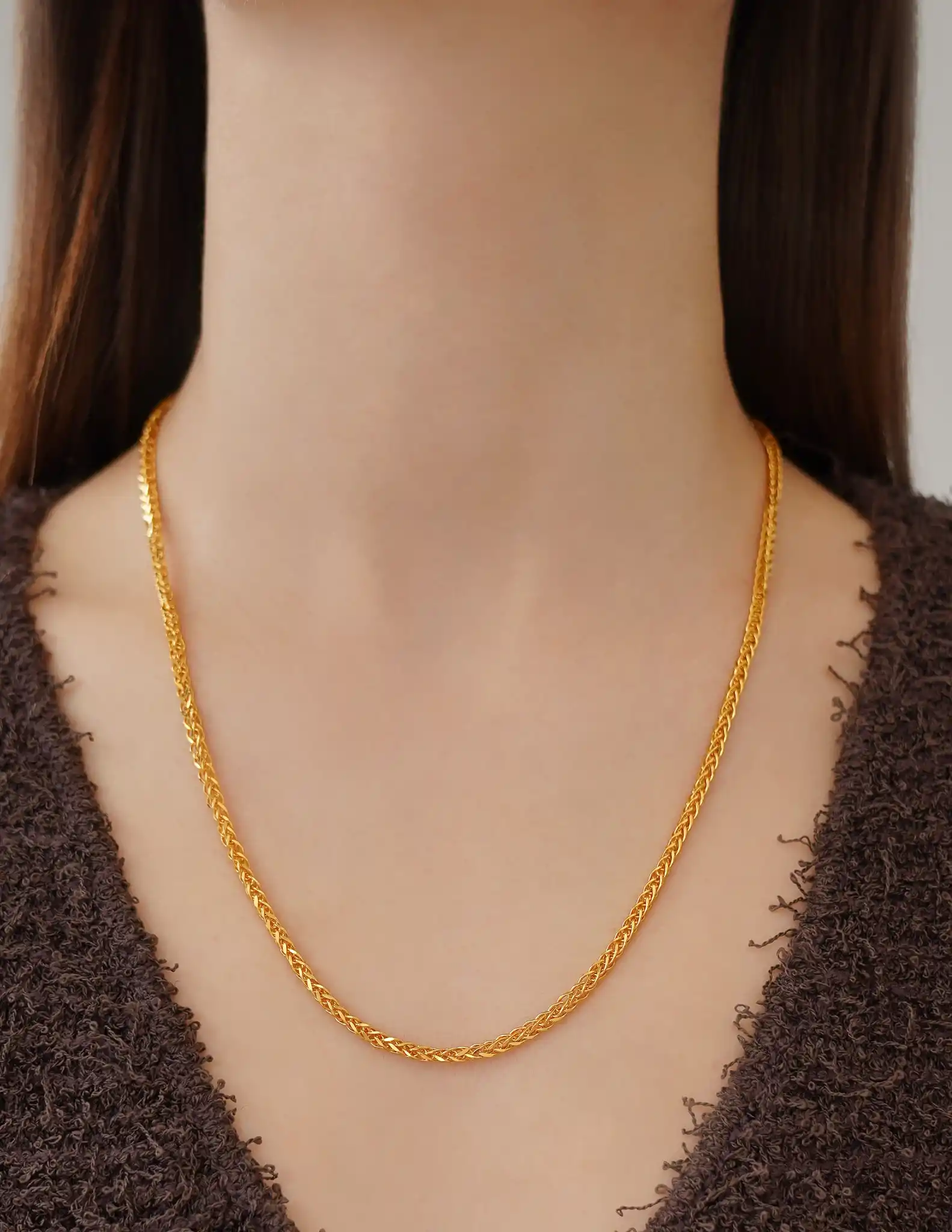 22 Ayar Altın Zincir Kolye