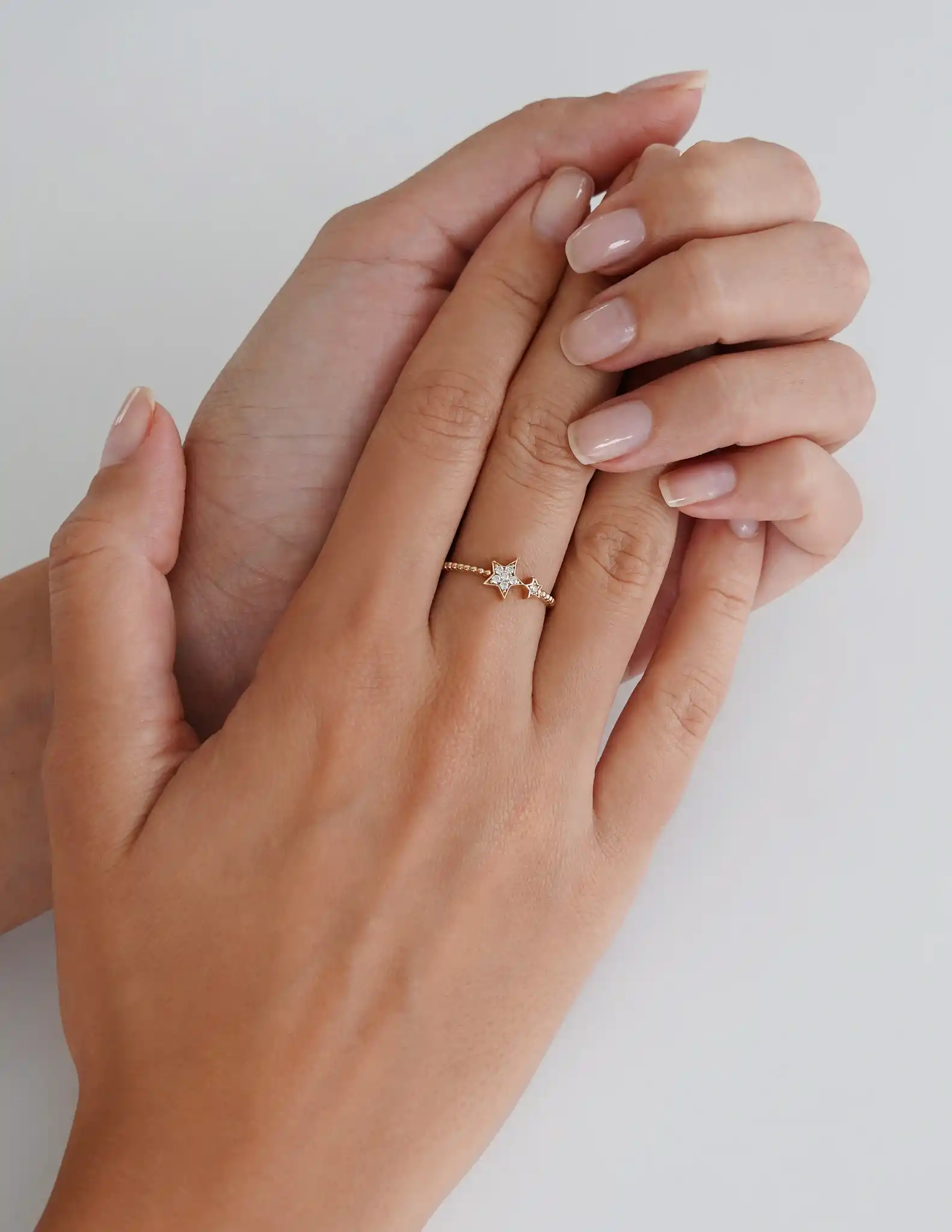 İkili Mini Yıldız Yüzük