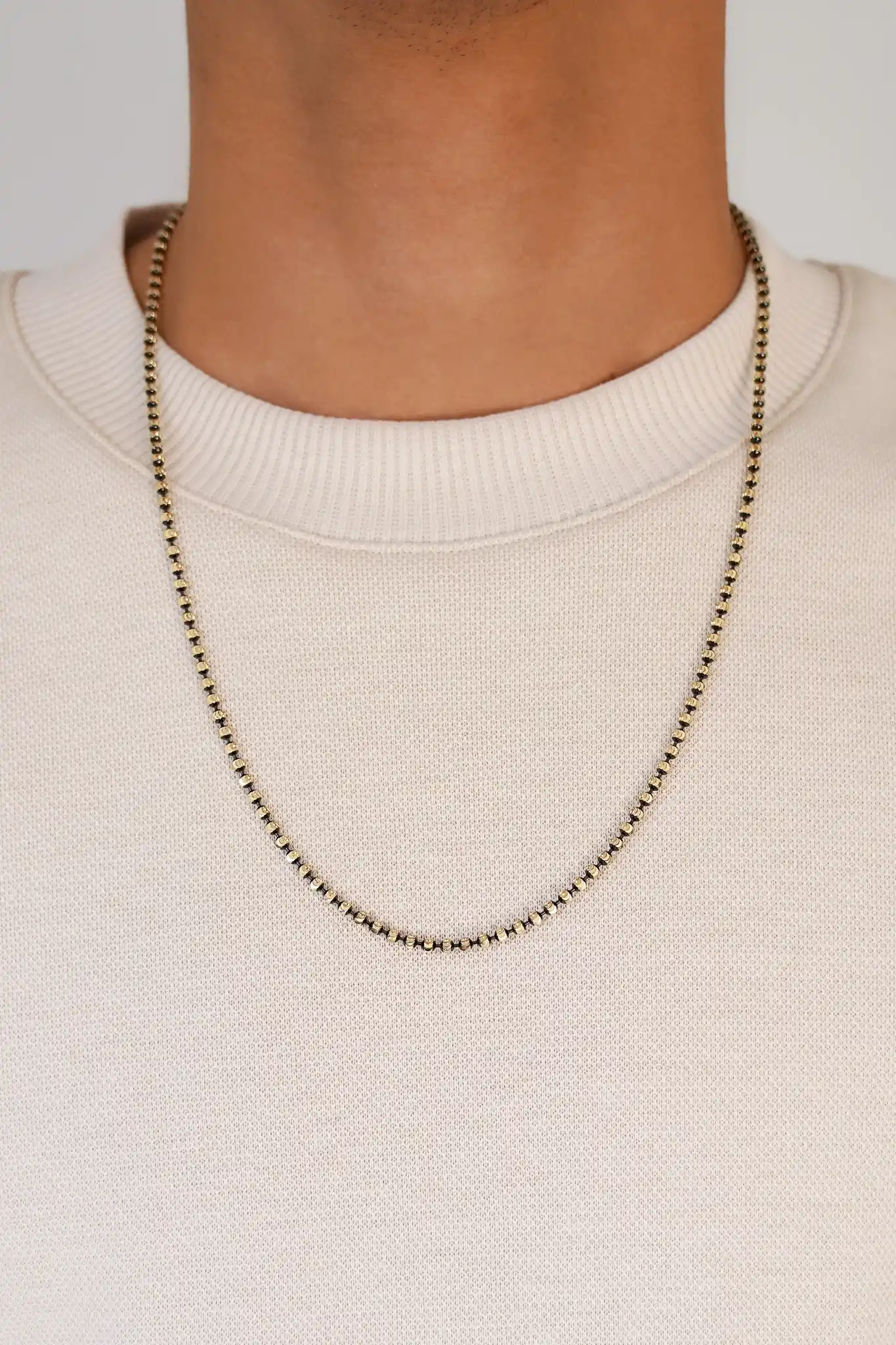 Mini Toplu Altın Erkek Zincir