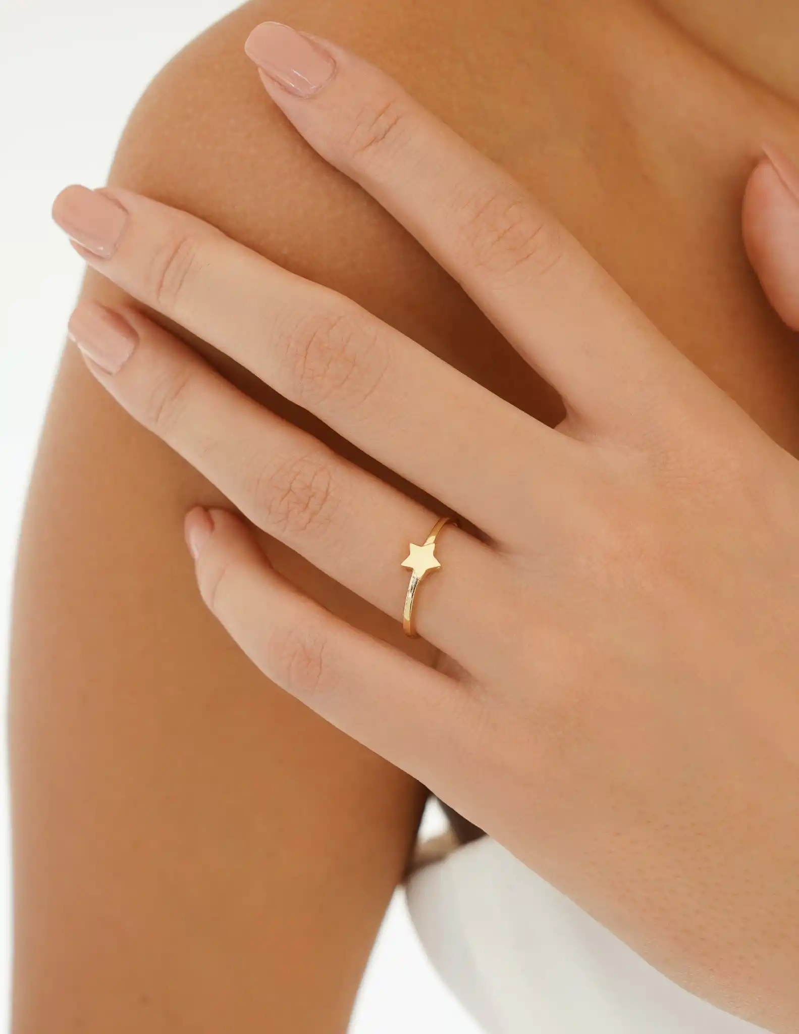 Mini Yıldız Altın Yüzük
