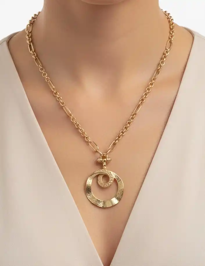 Taşlı Tasarım Kolye