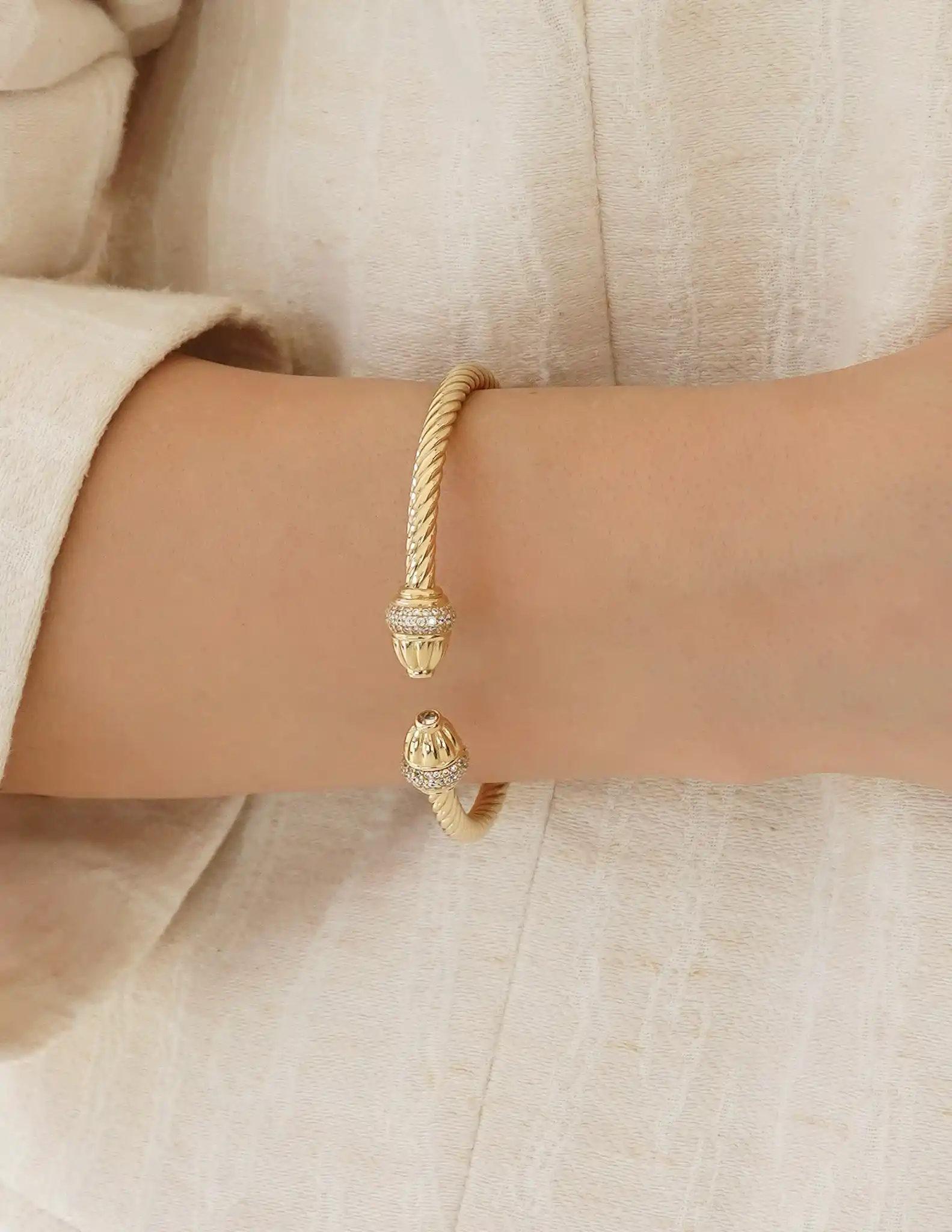 Twist Burgu Kelepçe Bileklik