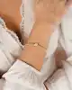 Markiz Kesim Taşlı Kelepçe Bileklik