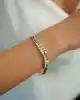 Taşlı Altın Zincir Bileklik