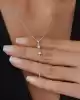 0.26 Ct. Pırlanta Taşlı Kolye