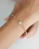 0.29 Ct. Pırlanta Taşlı Baget Bileklik