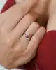 0.46 Ct. Yakut Ve Pırlanta Taşlı Yüzük