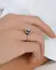 0.47 Ct. Elmas Gül Yüzük