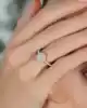0.58 Ct. Pırlanta Baget Yüzük