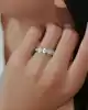 0.78 Ct. Pırlanta Yarımtur Yüzük