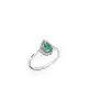 0.79 Ct. Zümrüt Ve Pırlanta Taşlı Yüzük