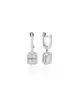0.85 Ct. Pırlanta Baget Küpe
