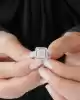 0.98 Ct. Pırlanta Taşlı Baget Yüzük
