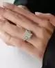 0.98 Ct. Pırlanta Taşlı Baget Yüzük
