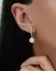 0.98 Ct. Pırlanta Taşlı Küpe