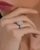 1.37 Ct. Pırlanta Baget Yüzük