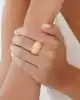 22 Ayar Altın Bold Burgu Yüzük