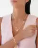 22 Ayar Altın Çiçek Motifli Bileklik