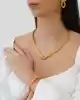 22 Ayar Altın Düğüm Küpe