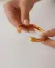 22 Ayar Altın Hazeran Model Kelepçe Bileklik