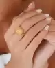 22 Ayar Altın Motifli Yüzük