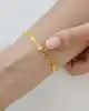 22 Ayar Altın Ova Hasır Bileklik