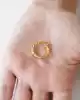 22 Ayar Burgu Halka Küpe