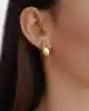 22 Ayar Damla Model Altın Küpe