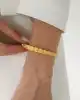 22 Ayar Desenli Altın Kelepçe Bileklik