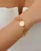 22 Ayar Dorika ve Tuğralı Altın Bileklik