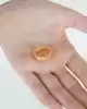 22 Ayar Hasır Model Halka Küpe