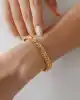 22 Ayar Kalemli Başak Model Kelepçe Bileklik